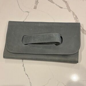 Able Gray Clutch Wristlet